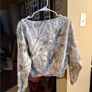 Abercrombie & Fitch Boat Neck Sweatshirt